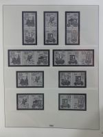DDR Lindner Vordruck Zusammendrucke (leer) in 4 Lindner-Binder #AAC43