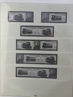 DDR Lindner Vordruck Zusammendrucke (leer) in 4 Lindner-Binder #AAC43