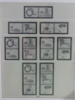 DDR Lindner Vordruck Zusammendrucke (leer) in 4 Lindner-Binder #AAC43