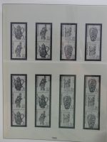 DDR Lindner Vordruck Zusammendrucke (leer) in 4 Lindner-Binder #AAC43