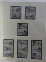 DDR Lindner Vordruck Zusammendrucke (leer) in 4 Lindner-Binder #AAC43