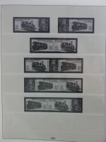DDR Lindner Vordruck Zusammendrucke (leer) in 4 Lindner-Binder #AAC43