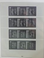 DDR Lindner Vordruck Zusammendrucke (leer) in 4 Lindner-Binder #AAC43