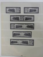 DDR Lindner Vordruck Zusammendrucke (leer) in 4 Lindner-Binder #AAC43