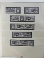 DDR Lindner Vordruck Zusammendrucke (leer) in 4 Lindner-Binder #AAC43