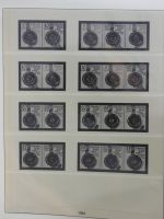 DDR Lindner Vordruck Zusammendrucke (leer) in 4 Lindner-Binder #AAC43
