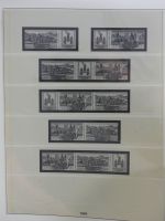 DDR Lindner Vordruck Zusammendrucke (leer) in 4 Lindner-Binder #AAC43