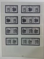 DDR Lindner Vordruck Zusammendrucke (leer) in 4 Lindner-Binder #AAC43