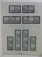 DDR Lindner Vordruck Zusammendrucke (leer) in 4 Lindner-Binder #AAC43