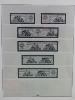 DDR Lindner Vordruck Zusammendrucke (leer) in 4 Lindner-Binder #AAC43