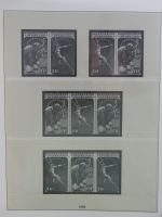DDR Lindner Vordruck Zusammendrucke (leer) in 4 Lindner-Binder #AAC43