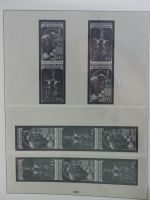 DDR Lindner Vordruck Zusammendrucke (leer) in 4 Lindner-Binder #AAC43