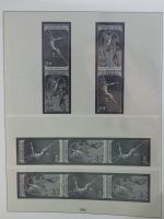 DDR Lindner Vordruck Zusammendrucke (leer) in 4 Lindner-Binder #AAC43