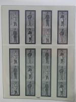 DDR Lindner Vordruck Zusammendrucke (leer) in 4 Lindner-Binder #AAC43