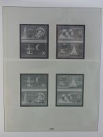 DDR Lindner Vordruck Zusammendrucke (leer) in 4 Lindner-Binder #AAC43