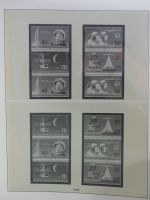 DDR Lindner Vordruck Zusammendrucke (leer) in 4 Lindner-Binder #AAC43
