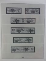 DDR Lindner Vordruck Zusammendrucke (leer) in 4 Lindner-Binder #AAC43