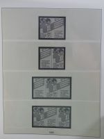 DDR Lindner Vordruck Zusammendrucke (leer) in 4 Lindner-Binder #AAC43