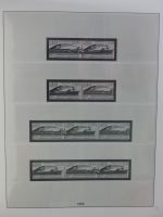 DDR Lindner Vordruck Zusammendrucke (leer) in 4 Lindner-Binder #AAC43