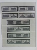 DDR Lindner Vordruck Zusammendrucke (leer) in 4 Lindner-Binder #AAC43
