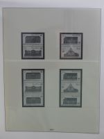 DDR Lindner Vordruck Zusammendrucke (leer) in 4 Lindner-Binder #AAC43