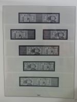DDR Lindner Vordruck Zusammendrucke (leer) in 4 Lindner-Binder #AAC43