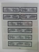DDR Lindner Vordruck Zusammendrucke (leer) in 4 Lindner-Binder #AAC43