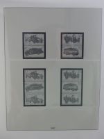 DDR Lindner Vordruck Zusammendrucke (leer) in 4 Lindner-Binder #AAC43