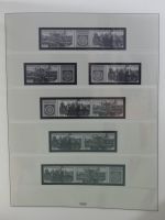DDR Lindner Vordruck Zusammendrucke (leer) in 4 Lindner-Binder #AAC43