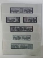 DDR Lindner Vordruck Zusammendrucke (leer) in 4 Lindner-Binder #AAC43