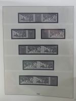 DDR Lindner Vordruck Zusammendrucke (leer) in 4 Lindner-Binder #AAC43
