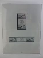 DDR Lindner Vordruck Zusammendrucke (leer) in 4 Lindner-Binder #AAC43
