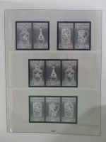 DDR Lindner Vordruck Zusammendrucke (leer) in 4 Lindner-Binder #AAC43