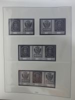 DDR Lindner Vordruck Zusammendrucke (leer) in 4 Lindner-Binder #AAC43