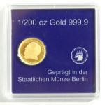 Medaille Motiv Helmut Kohl, 999er Gold 1/200 oz #EAA61