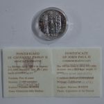 Vatikan 500 Lire 1998 835er Silber, Johannes Paul II., Original-Münzbox #EAB15