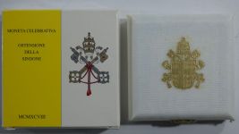 Vatikan 500 Lire 1998 835er Silber, Johannes Paul II., Original-Münzbox #EAB15