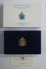 Vatikan 2x 10.000 Lire 1995 835er Silber je 22 g, siehe Text #EAB18