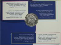 Vatikan 2000 Lire, Rom Friedensdialog - Johannes Paul II., im Blister #EAB67