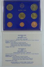 KMS Vatikan 2007 Papst Benedikt XVI. - Originalblister #EAB75