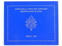 KMS Vatikan 2007 Papst Benedikt XVI. - Originalblister #EAB75