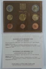 KMS Vatikan 2011 Papst Benedikt XVI. - Originalblister #EAB81