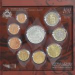 San Marino KMS 2011 mit 5 Euro Münze in 925er Silber #EAB90