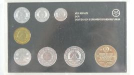 DDR KMS 1985, 1Pf. bis 5M Frauenkirche in Hartplastik #EAB91