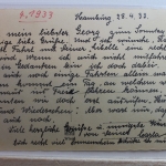 AK Hamburg Sommerliche Fahrt 1933 gebraucht #PG254