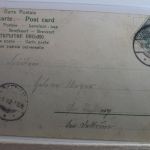 AK Deutschland Grußkarte 1902 gebraucht #PG255