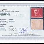 DDR 245 bb postfrisch Kurzbefund Schönherr #HK004