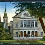 AK Leipzig Altes Theater um 1922 gebraucht #HK024