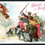 AK Eisenberg Neujahrs-Grußkarte 31.12.1903 gebraucht #HK045