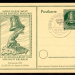 Berlin Ganzsache P 25 gestempelt Berlin-Charlottenb. Grüne Woche #HO126